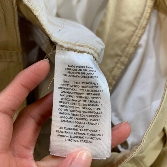 Lauren Ralph Lauren Pants Womens 6 Butter Cotton Blend Stretch Wide Leg Cropped - Picture 6 of 9